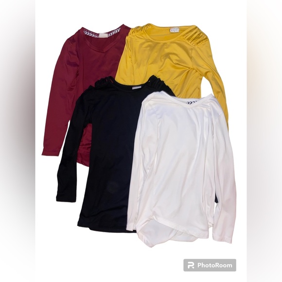 Poof! Other - Lot of 4 long sleeve shirts size small